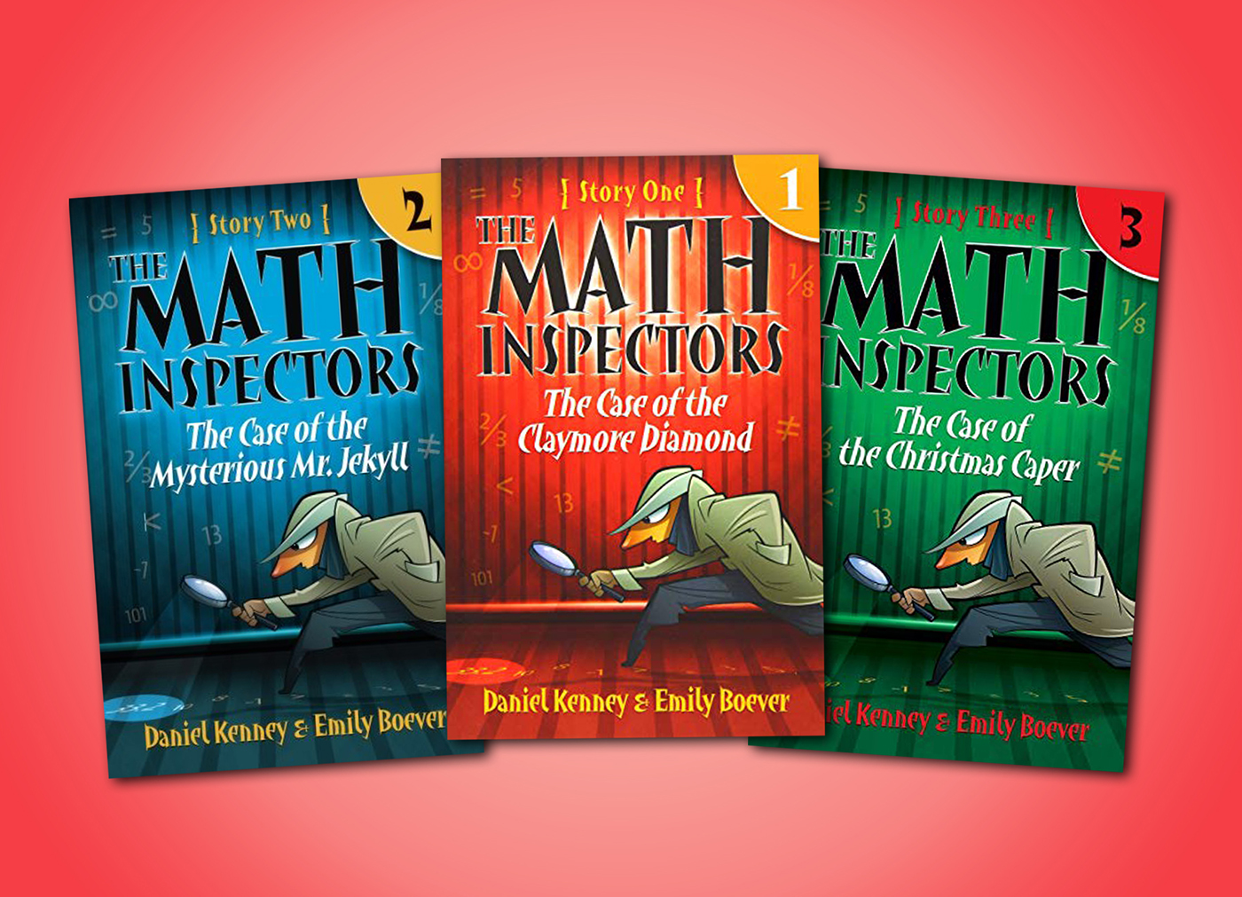 The Math Inspectors Series by Daniel Kenney and Emily Boever