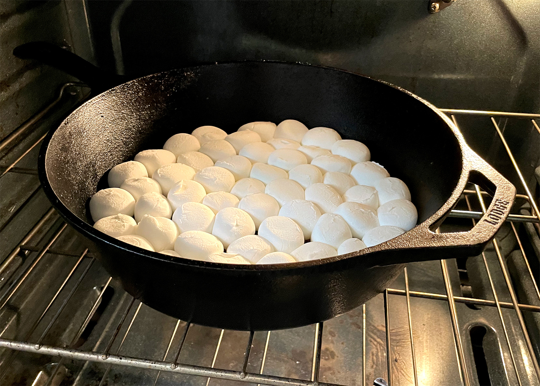 Cast Iron Skillet S'mores Snack