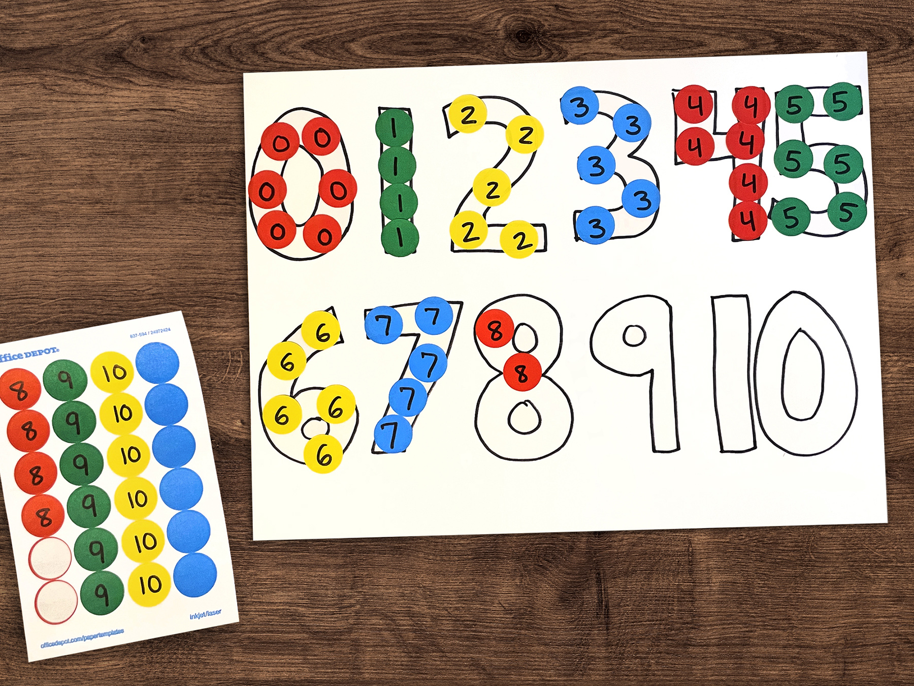 Number Recognition Activity