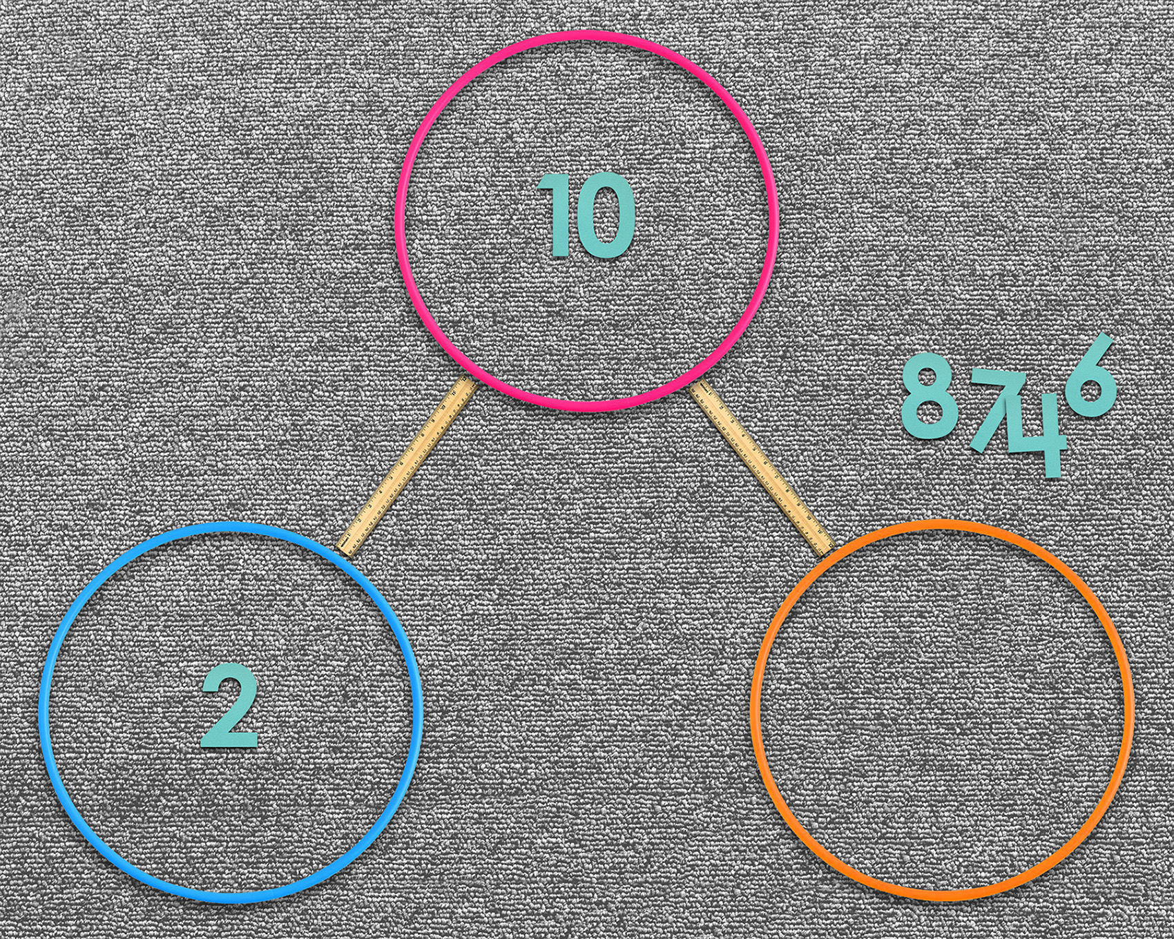 Hula Hoop Number Bond Addition and Subtraction
