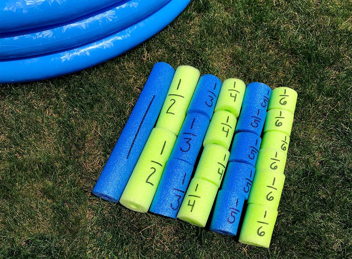 Pool Noodle Fractions Game