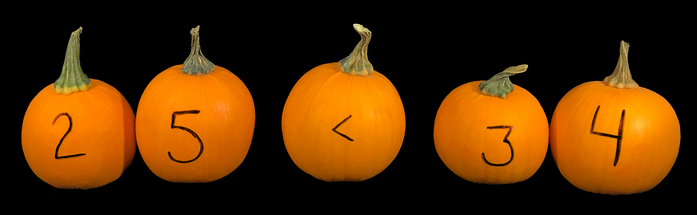 Comparing Numbers with Pumpkins