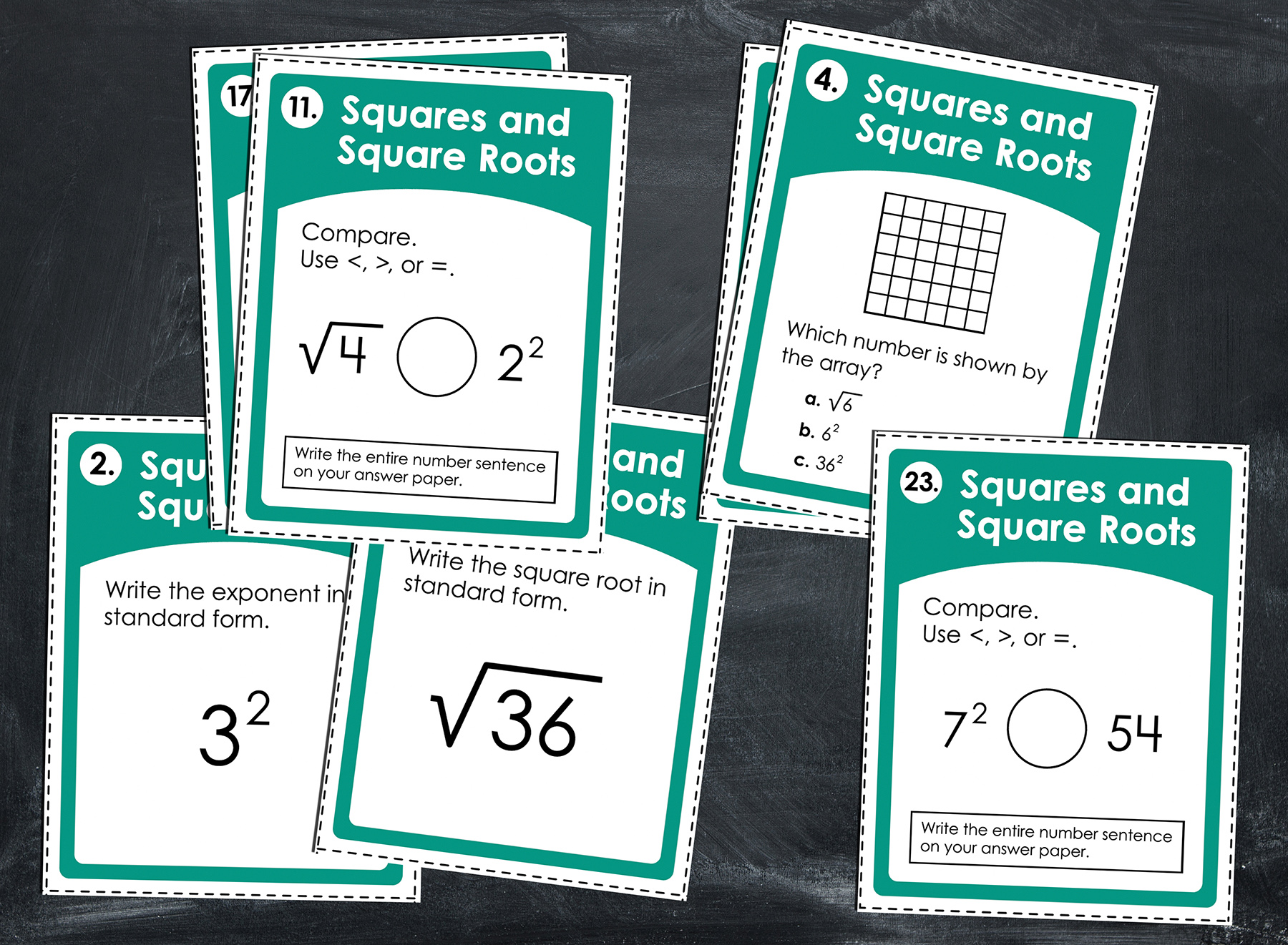 Small Group Review with Task Cards
