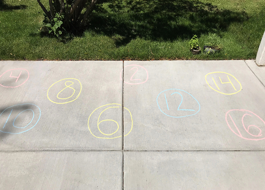Summer Skip Counting Game